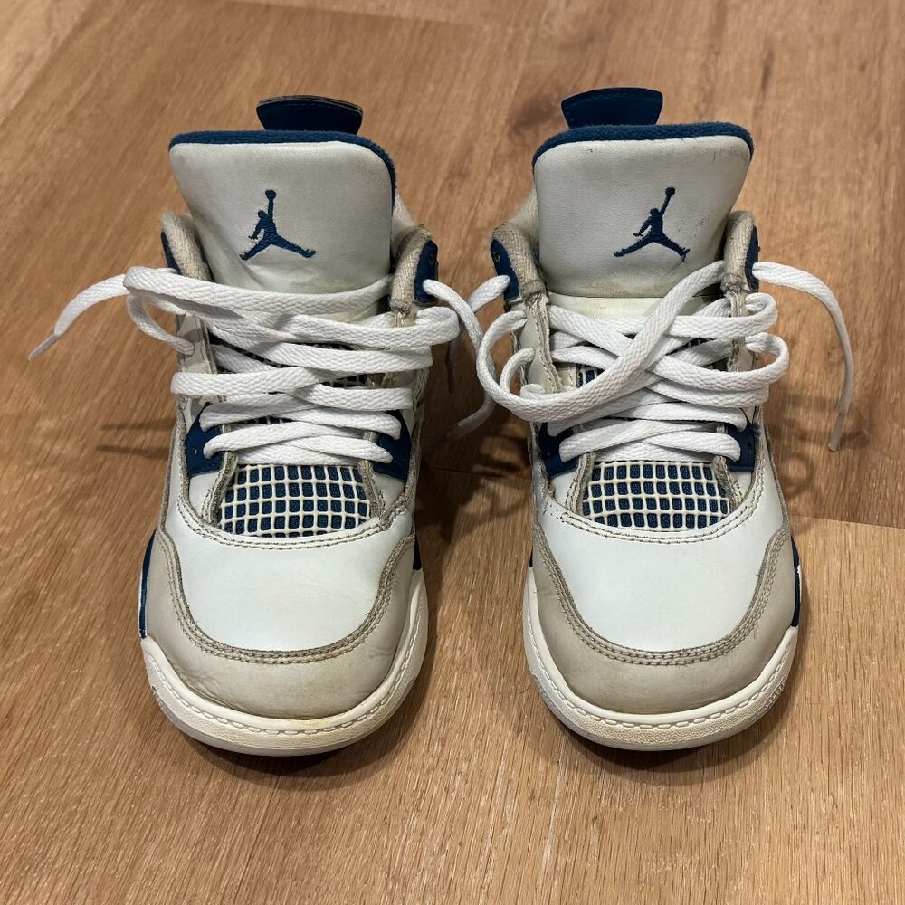 Air Jordan 4 Retro - Kids Military Blue - Size 1.5